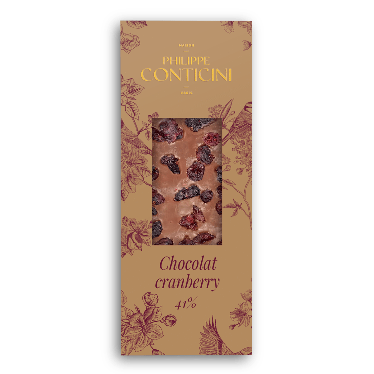 Milk chocolate & Cranberry Bar